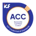 ICF Associate Certified Coach credential badge